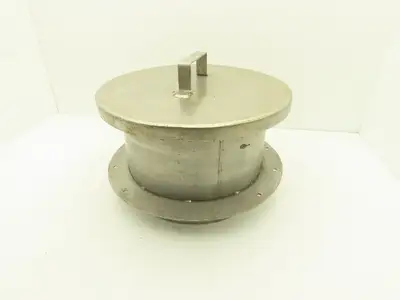 13-1/4" Tank Hole cover Flanged Non-Sealing Lid Stainless Steel