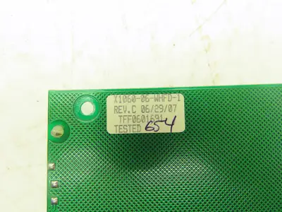 EnerSys X1060-06-WHFD-1 REV C Printed Circuit Board PCB LCD Display Push Button