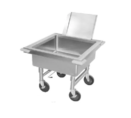 Advance Tabco 9-FSC-20 20"H Portable Soak Sink w/ 8"D Bowl, Fits Dishwasher Baskets