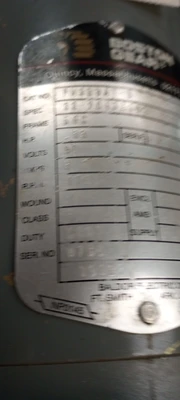 USED BOSTON GEAR 1750 rpm 3327P TENV