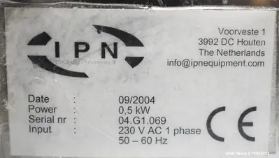 Pre-Owned IPN Scholle Tabletop Bag-in-Box Filling Machine