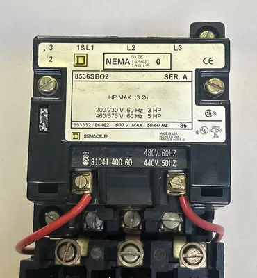 Used SQUARE D ,8536 SBO2 Industrial Controls Ohio US | Surplus Asset Holdings #1238182