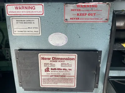 NEW DIMENSION MP3.048 ROLLS, SHEET METAL | Wheeler Machinery Sales (5)