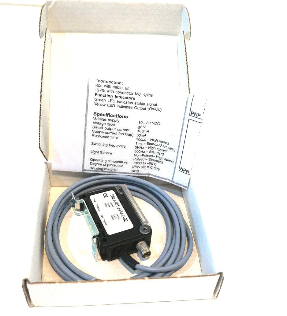 NEW BALLUFF BMO-A01-J-PU-C-02 PHOTOELECTRIC BMOA01JPUC02
