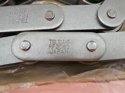 Tsubaki C-2082H  Oversize 2" Double Pitch Roller Chain 10 ft RF2080-R