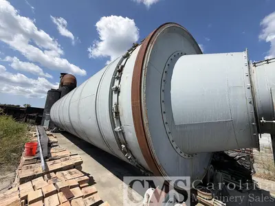 Used BAKER RULLMAN AND PLAYER DESIGN 12X48 TRIPLE PASS DRYER WITH GREEN DUST BURNER Woodworking Complete Operations North Carolina US | CAROLINA MACHINERY SALES #1465780