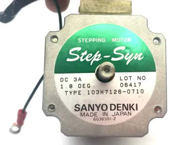 Used Sanyo Denki Step-Syn 2-Phase Stepping Motor SANMOTION F2 1.8º Step Motors (misc) Michigan US | Maverick Industrial Sales #1395641