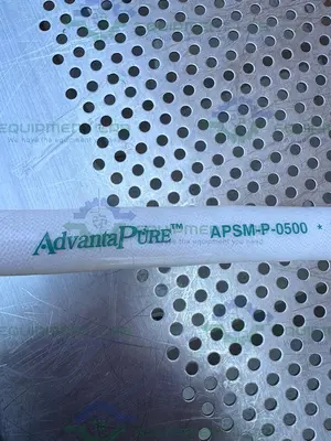 USED ADVANTA PURE APSM-P-0500 55" SILICONE HOSE W/ 1/2 " SANITARY FITTING
