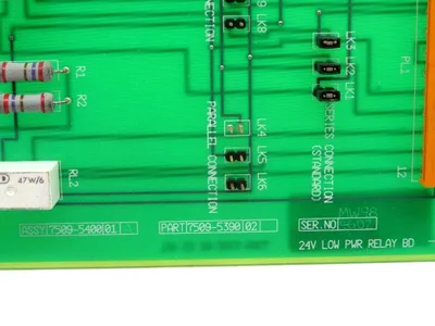USED GENERIC 7509-5390 24V LOW PWR RELAY BOARD ASSY# 7509-5400-01 75095390 02