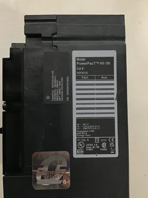 Square D HGF36125 Power Pact;  125 Amp Circuit Breaker