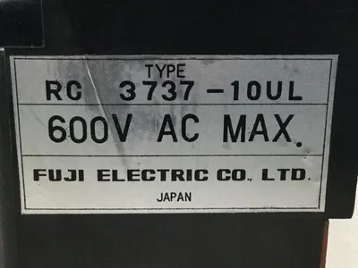 USED FUJI ELECTRIC RC 3737-10UL