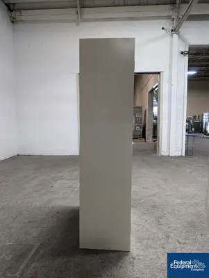 USED Global Containment System Global Industrial Glass & Steel Storage Cabinet