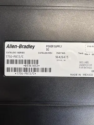 Used ALLEN-BRADLEY ALLEN-BRADLEY 1756-PB72/C 1756-A17 B Power Supplies | ND Industrial Surplus #1214429