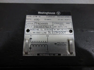 New | in-Stock Westinghouse 592A577G15 Transformers Ohio US | Equipment Recovery Corp. #1331104