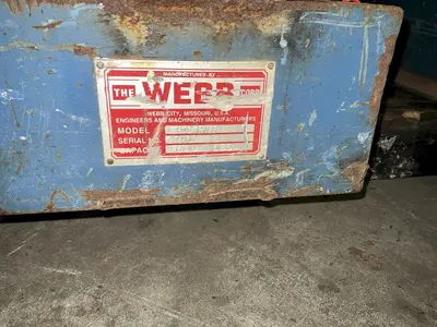 6,000 LBS WEBB MODEL #T6 TANK TURNING ROLLS, 1 DRIVE & 1 IDLER ROLL: YOBRO #25072