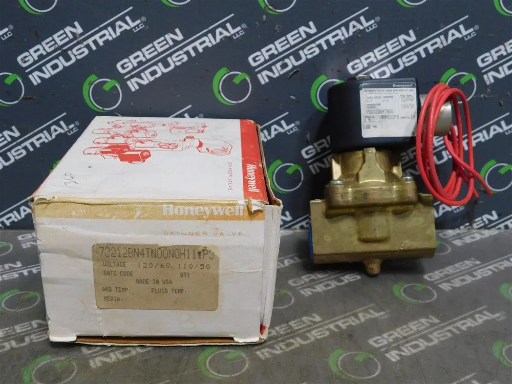Honeywell 73212BN4TN00N0H111P3 Skinner Valve 1/2" NPT 5-300 PSI 10W New