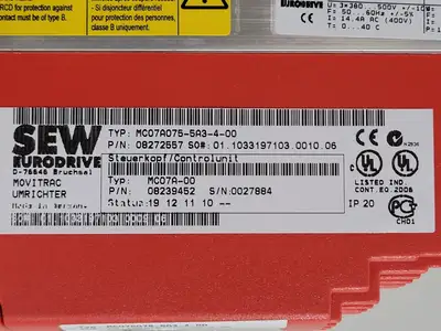 NEW SEW-EURODRIVE MDX60A0074-5A3-4-00