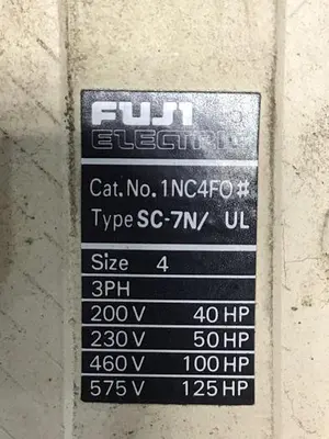 USED FUJI ELECTRIC SC-7N/UL 1NC4F0