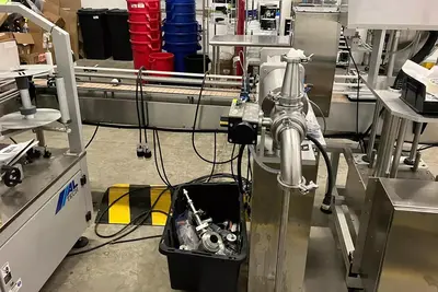 USED 2021 BELLATRX 1 GALLON PISTON FILLER AND PACKAGING LINE