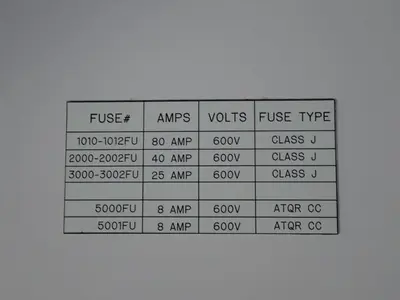 Siemens Control Cabinet
