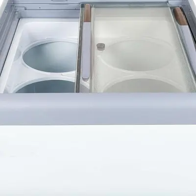 4 tube ice cream dipping cabinet