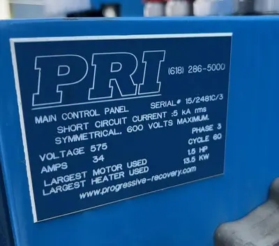 USED PROGRESSIVE RECOVERY SCR-200E