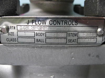 NEW J Flow Controls 946L3FGRF150-100