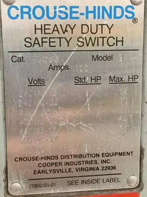 USED SQUARE D HU363