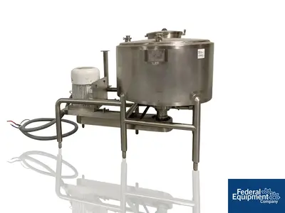 USED Bcast Stainless Products 150 Gal BCast Likwifier, 304 S/S, 75 HP