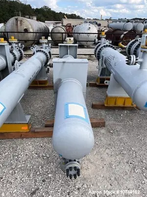 Used Wuxi Chemical Equipment 333 Sq Ft Shell & Tube Heat Exchanger, Duplex 2205, 2023