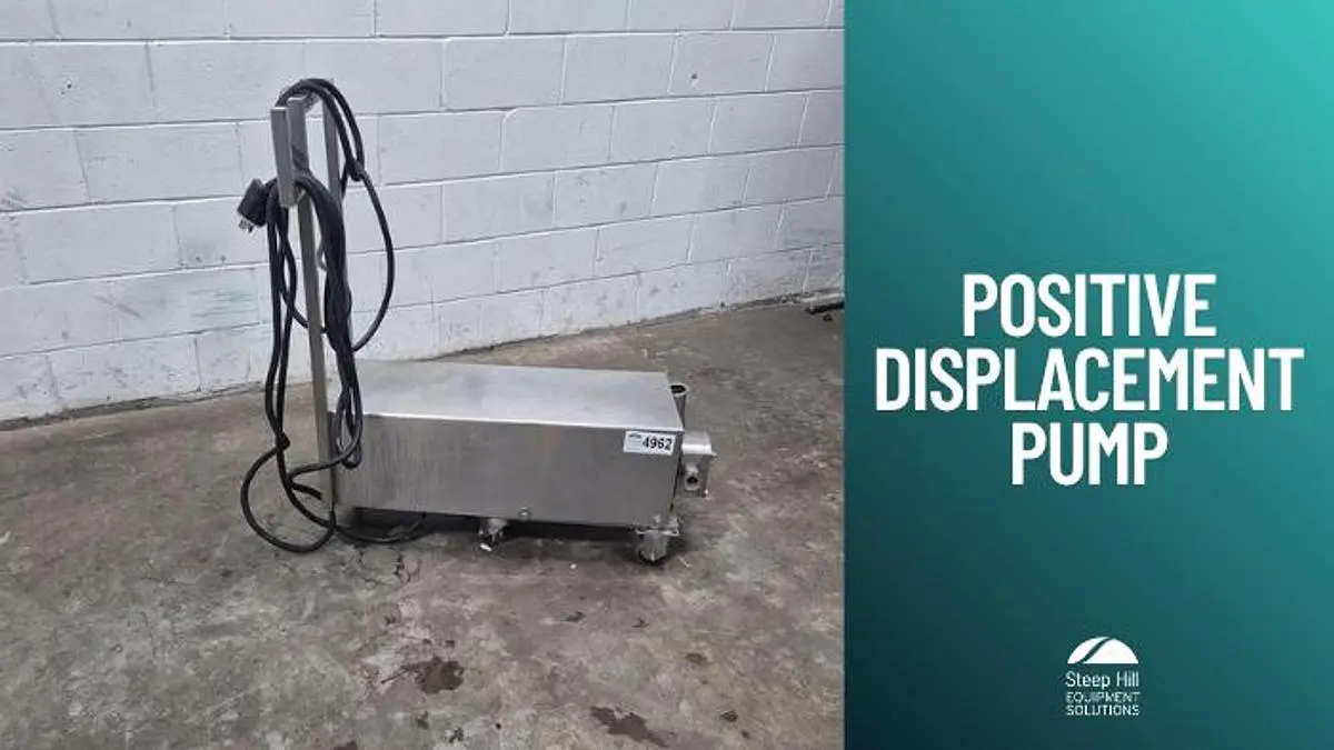 1 HP SS PD Pump with Cart