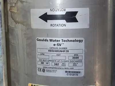 USED GOULDS 46SV40GN4F20