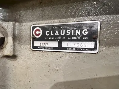 USED CLAUSING 1657