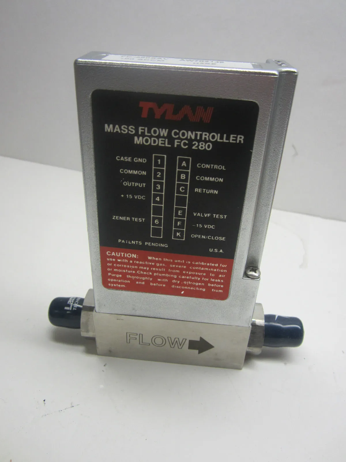 Tylan FC-280SAV Mass Flow Controller 100 SCCM FC280SAV