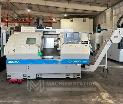 Used 2001 OKUMA CROWN L1420 CNC Lathes California US | MachineStation #947554