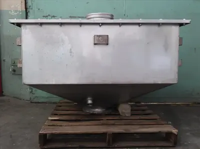SPC8423  Bin Hopper Silo 23.8 cu.ft., bulk storage bin, Stainless Steel