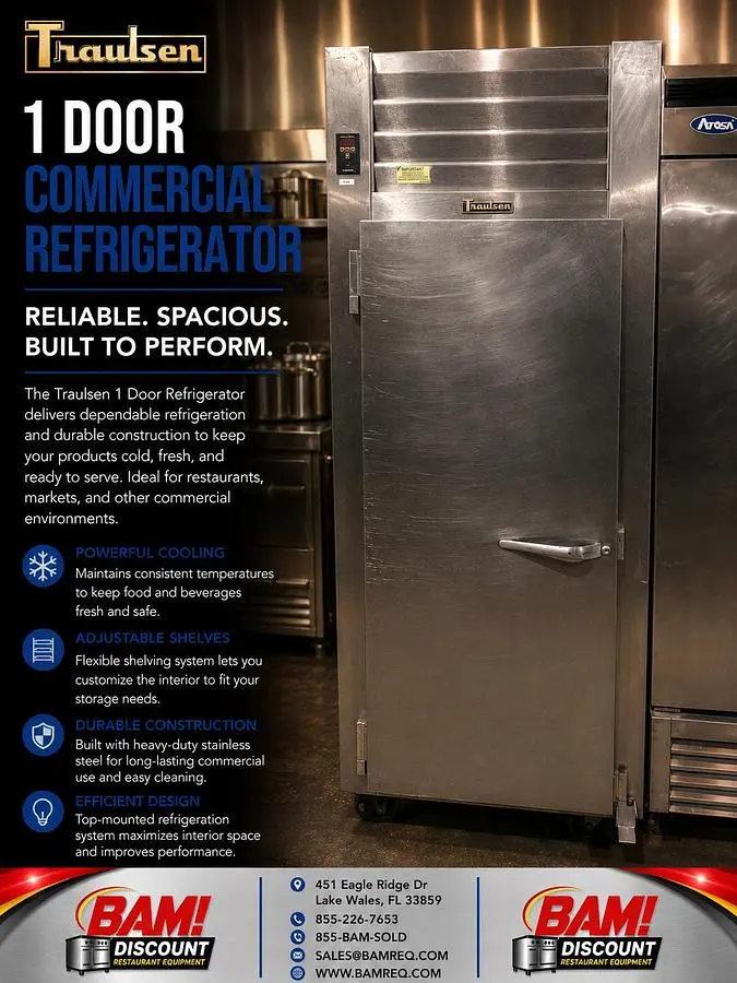 Used TRAULSEN RH132W-ZCF06 Refrigerators Florida US | BAM Discount Restaurant Equipment #1390538