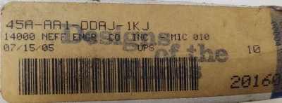 NEW MAC VALVES INC 45A-AA1-DDAJ-1KD
