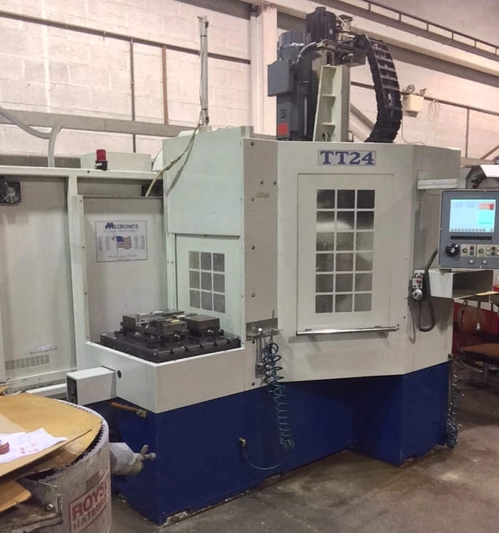 Used 2007 MILLTRONICS TT24 Vertical Machining Centers Vermont US | Two Spade Machinery LLC #506983