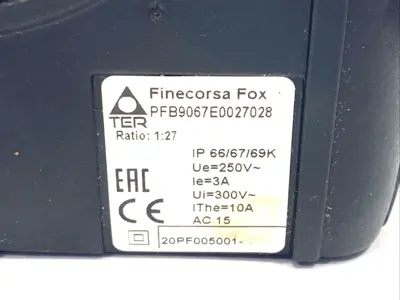 USED TER, FINECORSA FOX, TER FINECORSA FOX PFB9067E0027028, 20PF-005001