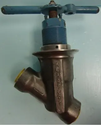 QTY. 1. KEROTEST STAINLESS STEEL Y GLOBE VALVE NOS...