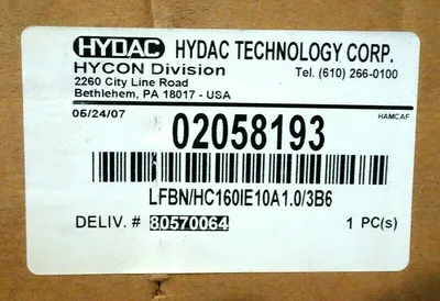 NEW HYDAC 02058193 IN-LINE FILTER