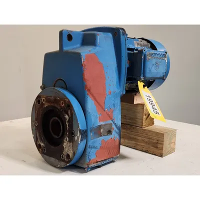 Used 5HP Nord Parallel Shaft Helical Gear Motor - 45RPM