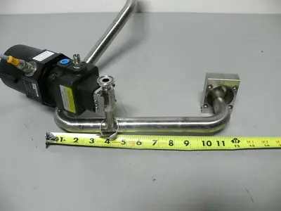 USED ITT PURE-FLO 3/4"-1" 90PSI 3-WAY DIAPHRAGM ACTUATOR W/ WESTLOCK POSITION MONITOR