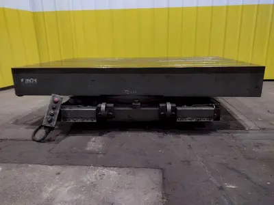 48" X 72" T-SLOTTED POWERED ROTARY TABLE: STOCK #19474