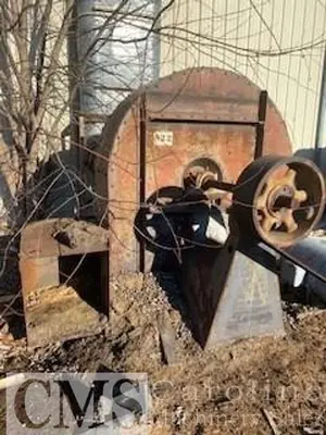 USED STURTEVANT LARGE BLOWER AND PIPE