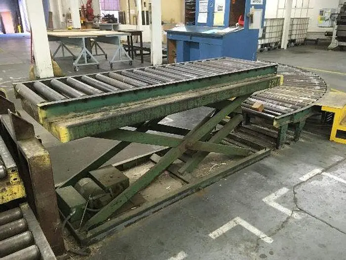 LOT OF (5) HEAVY-DUTY SCISSOR-LIFTS