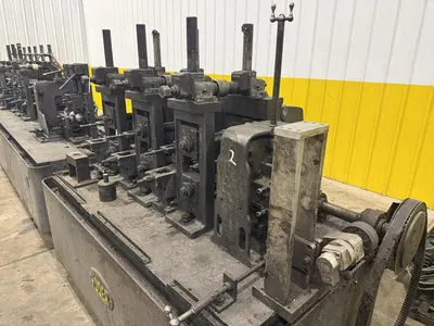 9 STAND x 2" YODER M2 ROLLFORMER, 6 STAND & 3 STAND BASE: YOBRO #24317