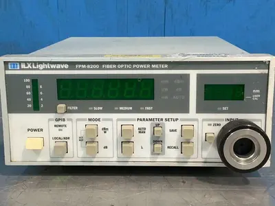 Used ILX LIGHTWAVE FPM8200 Optical Detectors / Power Meters Ohio US | HGR 24 #1335383