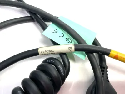 Used KEYENCE Rev. P Handheld Barcode Reader w/ HR-1C3RC Communication Cable Barcode Scanners Michigan US | Maverick Industrial Sales #1398589